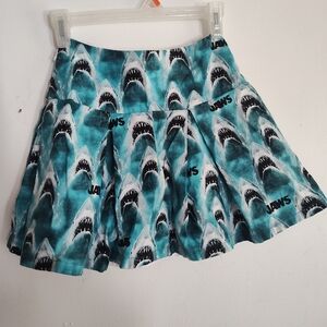 Custom Made Jaws Pleated Lined Skirt